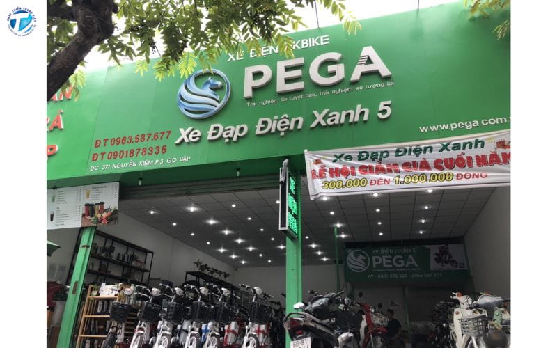 Xe điện Pega có cửa hàng trải khắp 3 miền 
